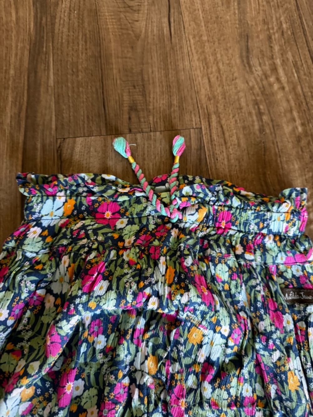 Matilda Jane floral harem drop crotch pants size 8 - Picture 3 of 5